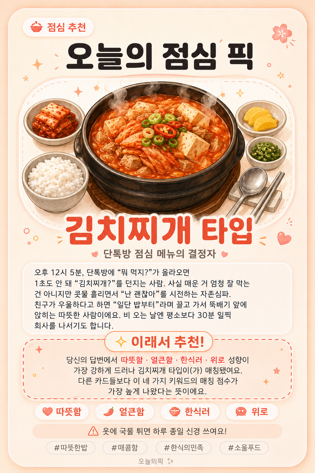 김치찌개 타입 카드 이미지