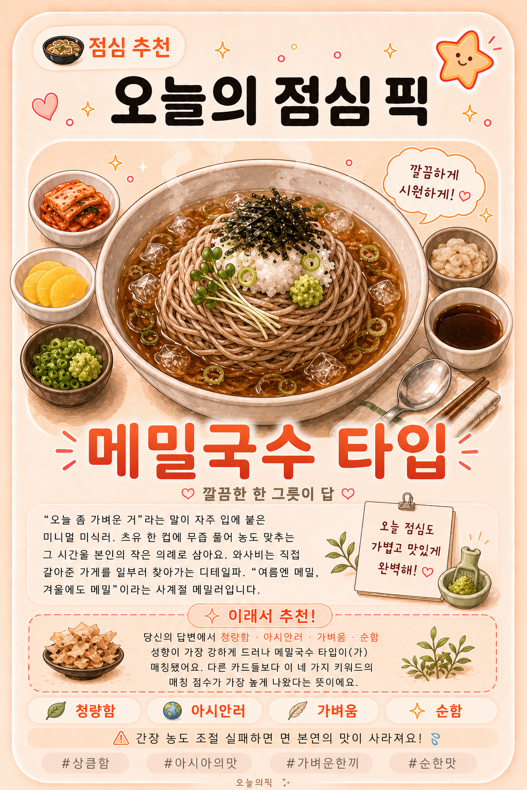 메밀국수 타입 카드 이미지