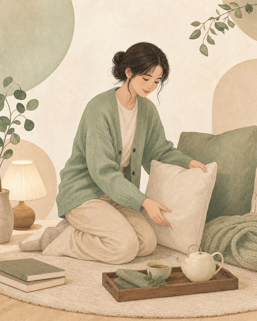 아지트 큐레이터 여성 캐릭터